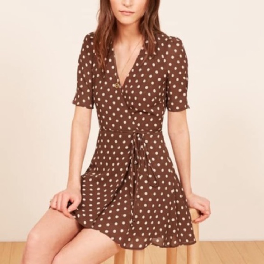 Reformation Lucky Wrap Dress